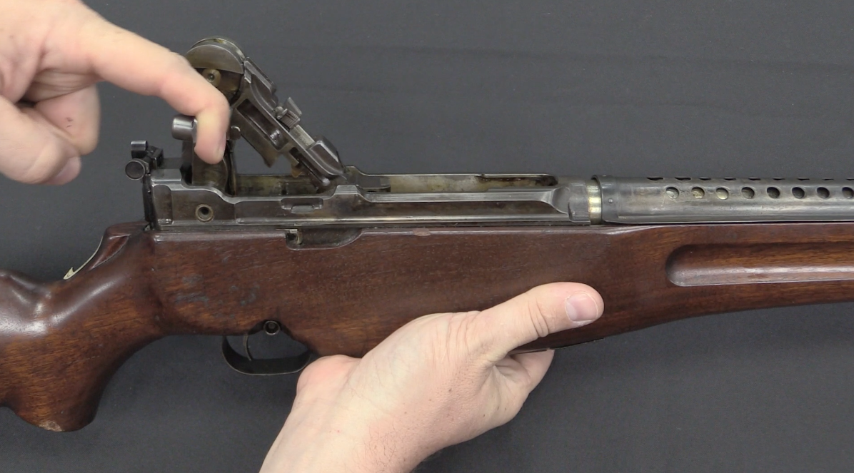 White Toggle Locked .30 06 Prototype Rifle Forgotten Weapons