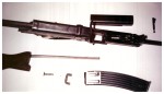 Horn rifle disassembled