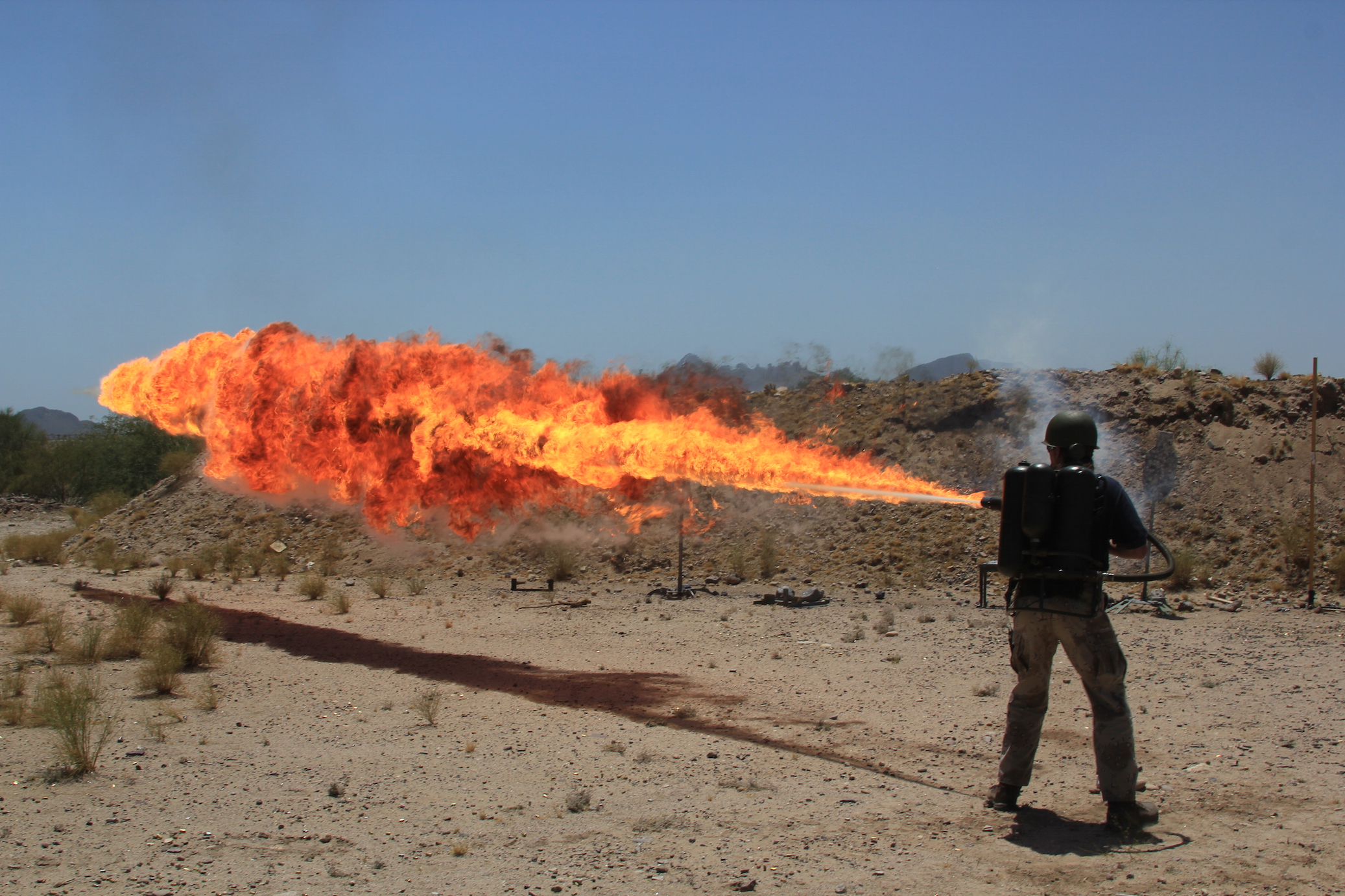 Flamethrower Ww1 In Color