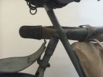 Rear suspension on the Italian military bicycle
