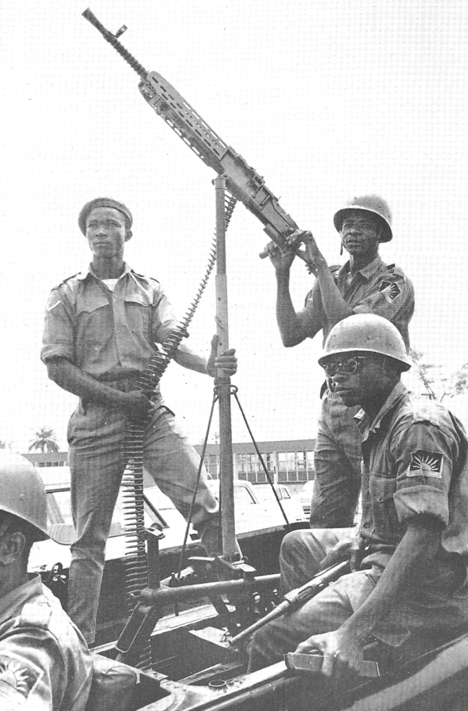 Biafran troops, circa 1968