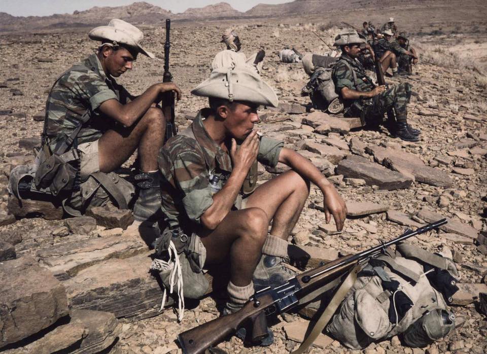 French soldiers in Chad in 1971