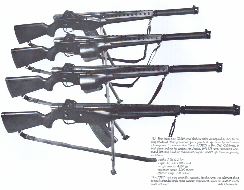 Four XM-19 "Rifles"