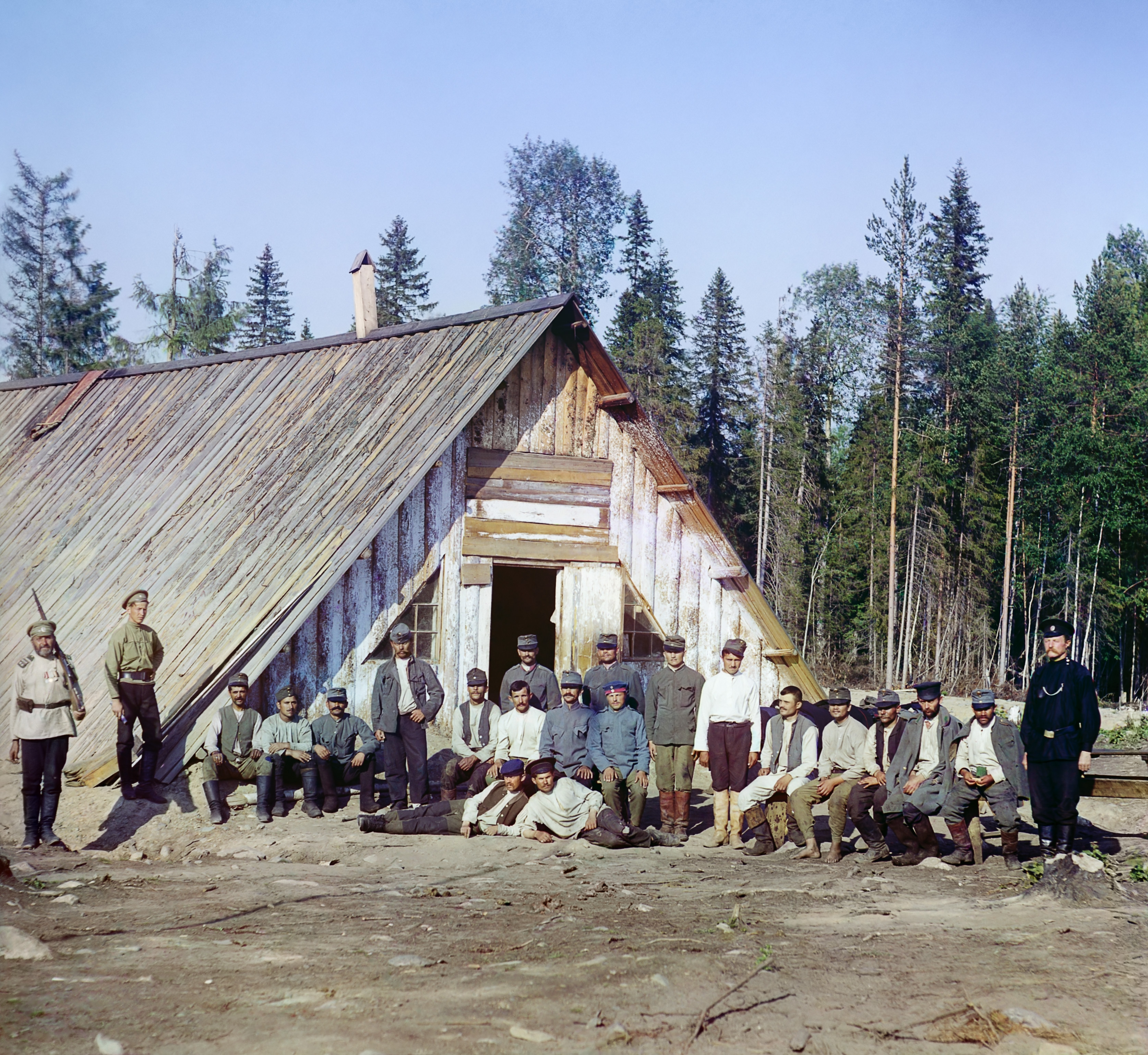 Austrian prisoners in Murmansk, 1916