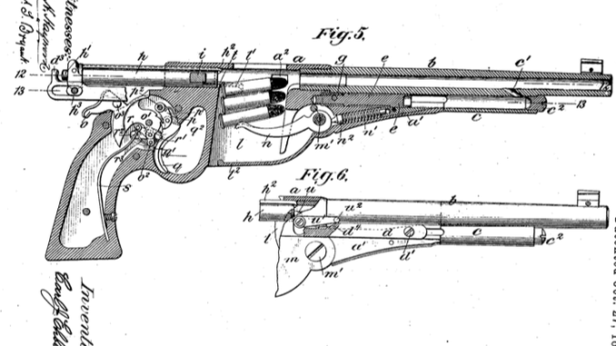 Carl Ehbets gas operated Bergmann patent