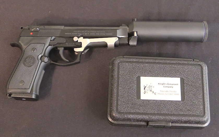 Knight s XM9 Beretta Hush Puppy For USAF Survival Kits Forgotten Weapons